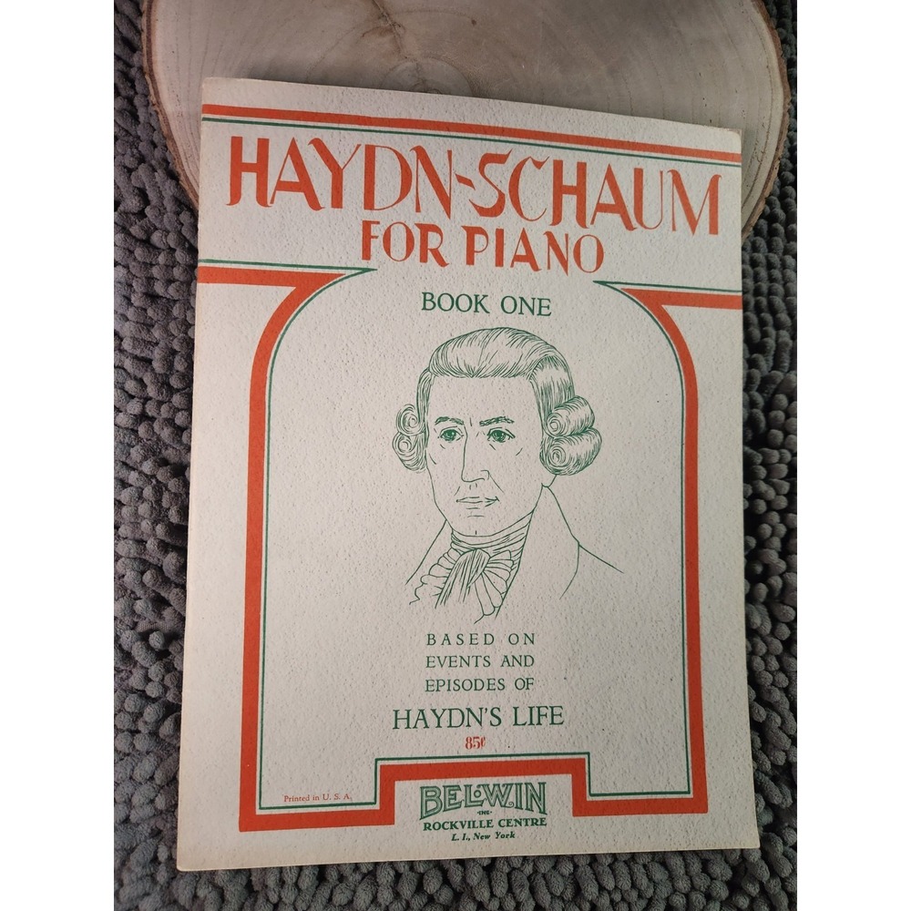 Haydn Schaum For Piano Book One Sheet Music By Belwin Inc